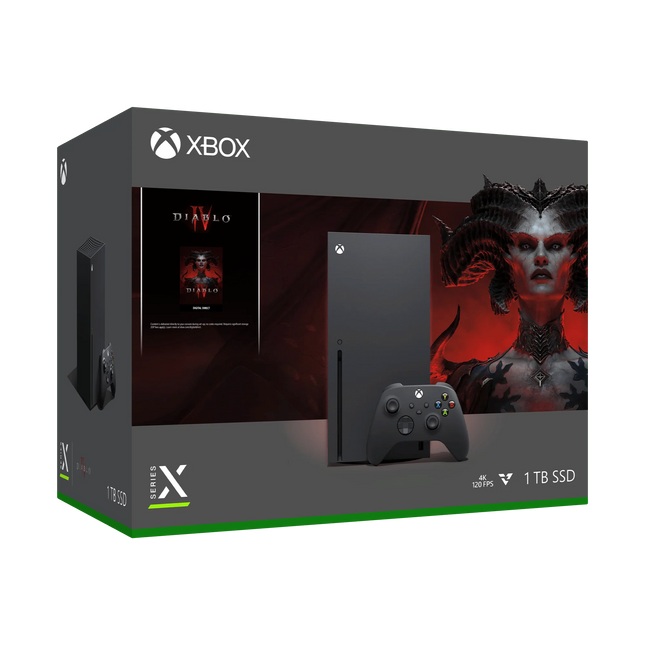 Microsoft Xbox Series X 1TB Console Diablo IV Bundle Black